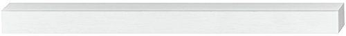 Gedotec Glastürgriff zum Kleben Möbelgriff Silber eloxiert für Glastüren | Türgriff zum Aufkleben | Griff-Länge: 400 mm | Schrankgriff selbstklebend | 2 Stück - Klebegriffe für Schranktüren & Küche
