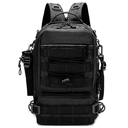 Taktischer MilitäR Rucksack Herren Groß Rucksack 3 Tage Molle Armee RucksäCke Assault Backpack Outdoor Wasserdicht Pack 6