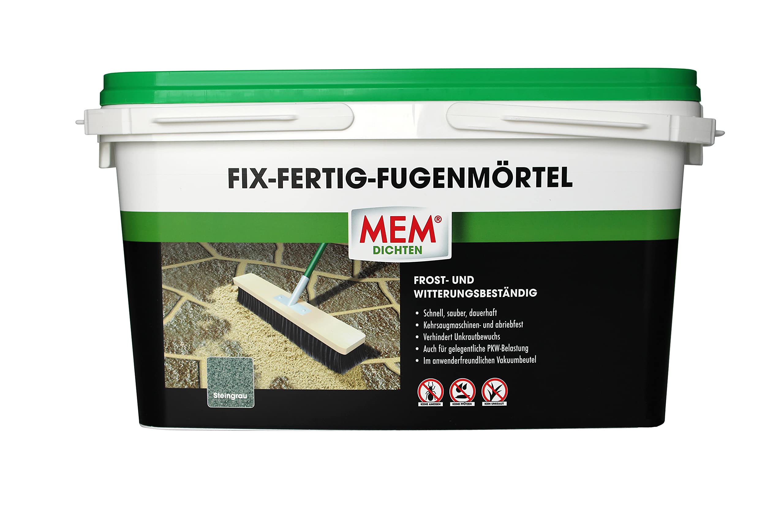 MEM Fix&Fertig Fugenmörtel, steingrau, 25 kg