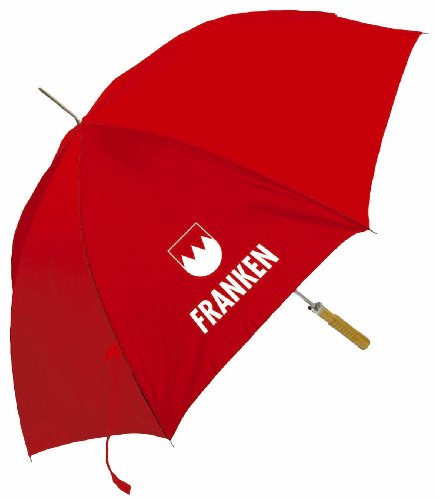 Regenschirm Schirm Stockschirm mit Print - Franken Emblem Wappen - 56687 rot