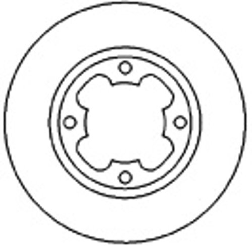 Mapco 15588 Single Bremsscheibe