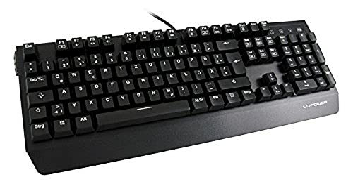 LC Power LC-Key-MECH-1 Mechanische Gaming Tastatur LED Cherry MX Schwarz QWERTZ