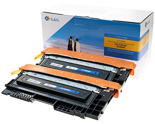 G&G Toner kompatibel zu Samsung 404/ CLT-P404B/ SU364A -Doppelpack- schwarz