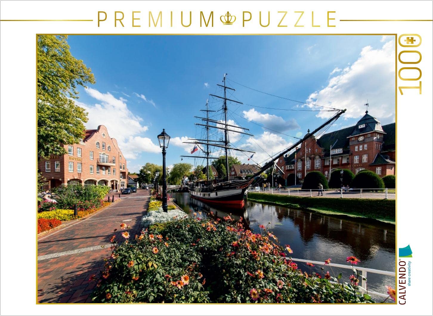 CALVENDO Puzzle Papenburg 1000 Teile Lege-Größe 64 x 48 cm Foto-Puzzle Bild von Andrea Dreegmeyer