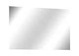 FACKELMANN Spiegel/Wandspiegelelement mit Befestigung/Maße (B x H x T): ca. 100 x 68 x 2 cm/hochwertiger, moderner Spiegel/quer verwendbarer Badezimmerspiegel/Breite 100 cm