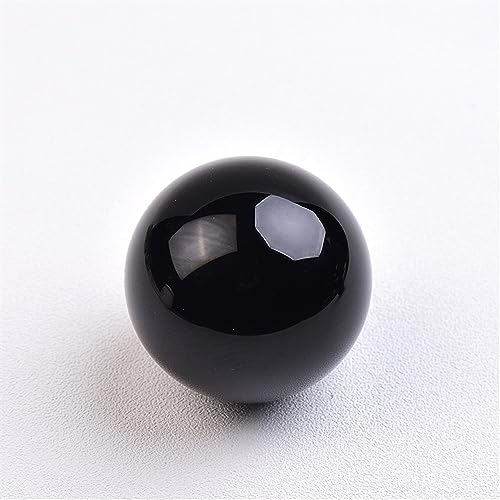 Natürlicher Kristall-Obsidian-Quarzball, polierter Globus, Massageball, Reiki-Heimdekoration, exquisite Souvenirs, Geschenke Raumdekoration (Size : 40-50mm)