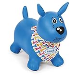 Springhund blau von Ludi | Plastik - ab 10 Monaten - Ergonomischer Spaß beim Reiten