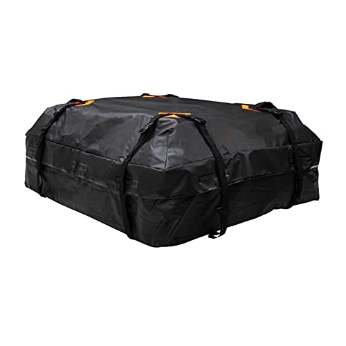 GoolRC-1 Auto Dachbox Dachtasche 425 Liter Platz Faltbare Gepäckbox 420D wasserdichte Gepäcktasche Auto Dach Gepäckträger Universal Gepäcktasche Aufbewahrungswürfel Tasche für Reise Camping