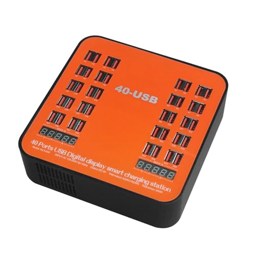 200W USB-Schnellladestation-Basis-40-Port-USB-Ladeadapter für Handy-Tablet