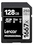 Lexar Professional 128 Gb 1667X Sdxc Speicherkarte (250Mb/S-90Mb/S)
