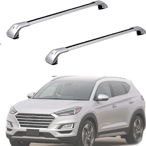 2 Stück Dachträger für Hyundai Tucson SUV 2015-2020, Dachgepäckträger Dachboxen Gepäckträger Querträger Fahrradträger Auto Zubehör