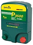 Patura Weidezaungerät P3500-12 Volt/230 Volt - 5-stufige Zaun- und Batteriekontrolle - für anspruchsvolle Zäune und robuste Tierarten - mit Tiefentladeschutz