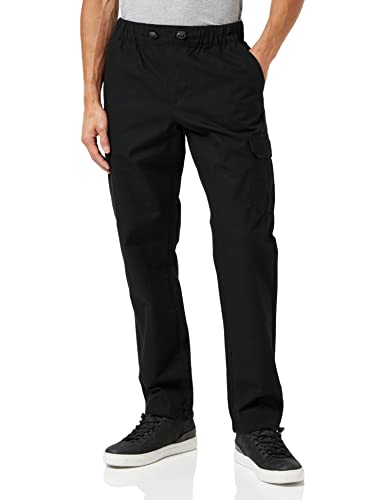 Urban Classics Herren Ripstop Cargo Pants Hose, Schwarz (Black 00007), W(Herstellergröße: 5XL)