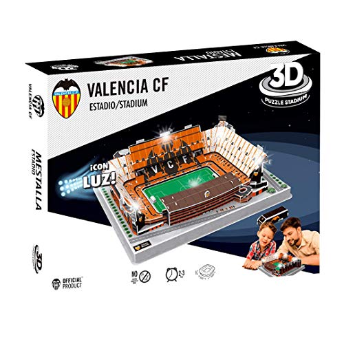 Valencia C.F. 13682 3D-Puzzle mit Licht Stadion Mestalla (Valencia CF)