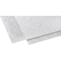 Polystyrol-Platte 2,5 mm Marmor weiß 2000 mm x 1000 mm