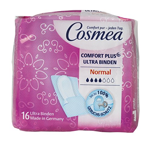 Cosmea Comfort Ultra Dünn Bindenl, 12er Pack (12 x 16 Stück)