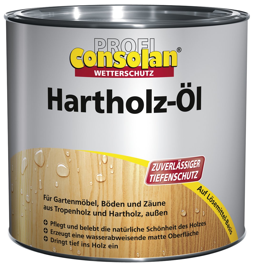 Consolan Profi Hartholzöl RM rotbraun 2,5 Liter