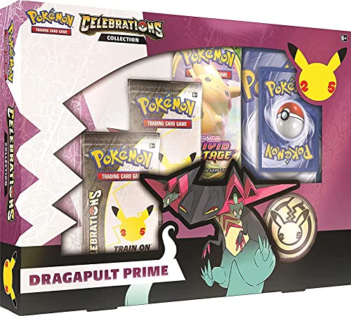 Pokémon USA, Inc. | Pokemon TCG: Celebrations Collection Dragapult Prime | Kartenspiel | ab 6 Jahren | 2 Spieler | 20+ Minuten Spielzeit