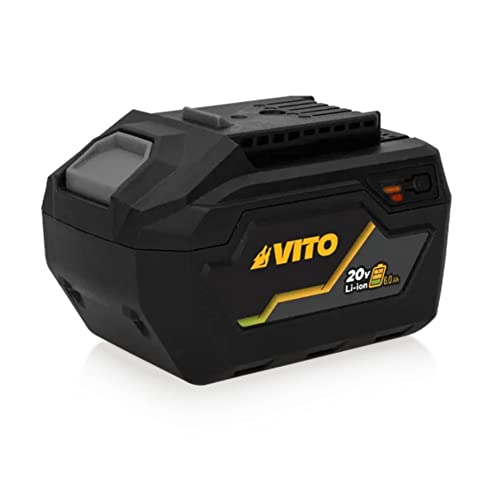 VITO ViBCBL204 Lithium-Ionen-Akku, 6 Ah, kabellos, 20 V, für Garten und Elektro