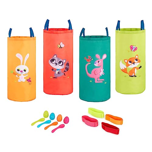 B. BX2279Z for Kids-Racing Sacks & 3-Legged Race Bands-Egg-and-Spoon Birthday Party 5 Years + -Outdoor Games Galore