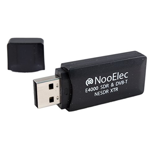 NooElec NESDR XTR Kleiner USB-Stick, RTL-SDR und DVB-T, mit RTL2832U und Elonics E4000 Tuner, Teleskopantenne und Fernbedienung. MCX-Antenneneingang. Preiswertes, erweitertes Software Defined Radio, Kompatibel mit vielen SDR-Software-Paketen.