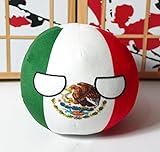20 cm Polandball Plüschpuppen, Countryball USSR Usa Country Ball Stofftier, Anime Plüschkissen, Geburtstagsgeschenke Für Jungen Mädchen Mexiko