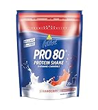 Inkospor Active Pro 80 Protein Shake, Erdbeere, 500g Beutel