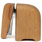 Suck UK Elephant Stapler | Elephant Gifts & Desk Accessories for Animal Lovers | Unforgettable Office Desk Stationery | Wooden Elephant Ornament | Practical & Decorative Home Accessories | Large