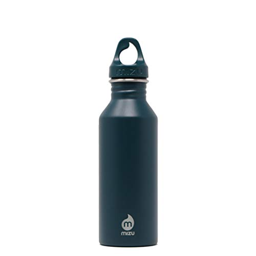 Mizu M5 Edelstahl-Wasserflasche mit Schlaufenverschluss, 530 ml, BPA-frei