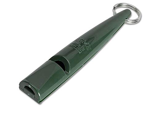 (6 Pack) Acme Model 210.5 Plastic Dog Whistle Forest Green for Dogs