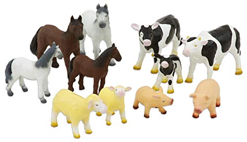 Betzold - Bauernhoftiere, 11-TLG. - Spielfiguren Tierfiguren Bauernhof Farmtiere