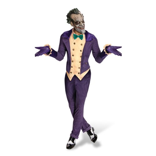 4teiliges Joker Kostüm Für Herren Offiziell Batman Gegner Halloween
