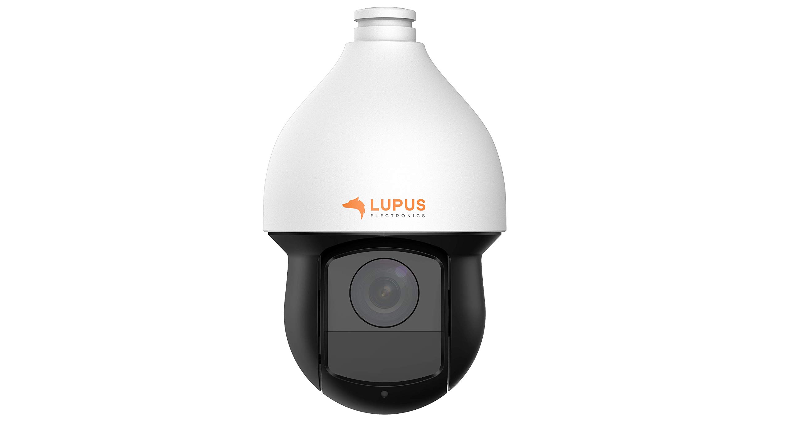 Lupus Electronics 4MP PoE Speeddome IP-Kamera für draußen, SD Slot, Nachtsicht, Personenverfolgung, iOS und Android App, dt. Hersteller und Support, 10281, Weiß