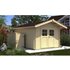 WEKA Gartenhaus »Premium«, BxT: 380 x 270 cm (Aufstellmaße), Satteldach - beige