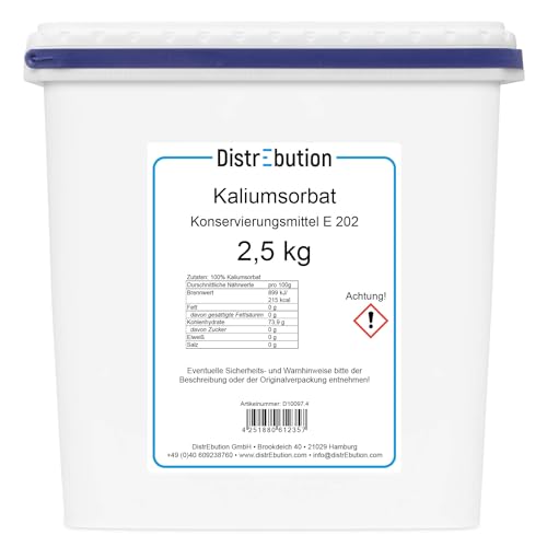 Kaliumsorbat 2,5 kg konservierungsmittel lebensmittelqualität E202