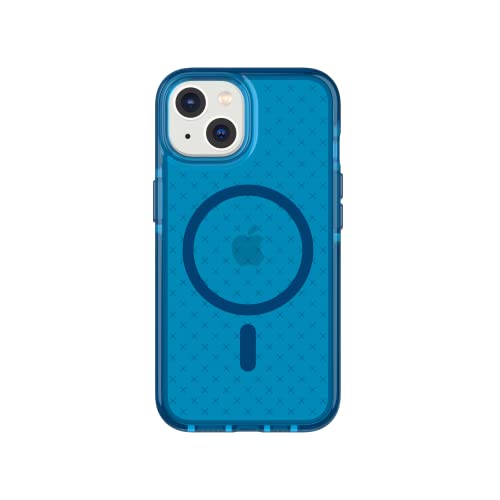 Tech21 iPhone 14 Evo Check kompatibel mit MagSafe® - Stoßdämpfende & schlanke Schutzhülle mit 15 Fuß FlexShock Multi-Drop Schutz & Extra Tasten