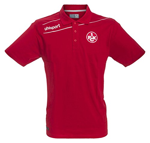 uhlsport FCK Stream 3.0 Polo Shirt 15/16 T, Chilirot/Weiß, XXXL