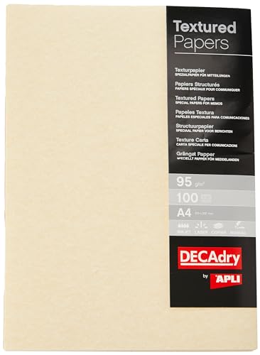 DECAdry Everyday Briefkopf Präsentationspapier (95 g/m², DIN A4), 100 Blatt champagnerfarben