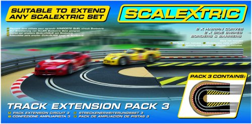 Scalextric 500008512 - Track Extension Pack 3, Rennbahnhzubehör