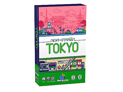 Next Station Tokyo Brettspiel - Familien- oder Erwachsenen-Strategie-Flip-and-Write-Spiel für 1 bis 4 Spieler von Blue Orange Games Empfohlen für Kinder ab 8 Jahren