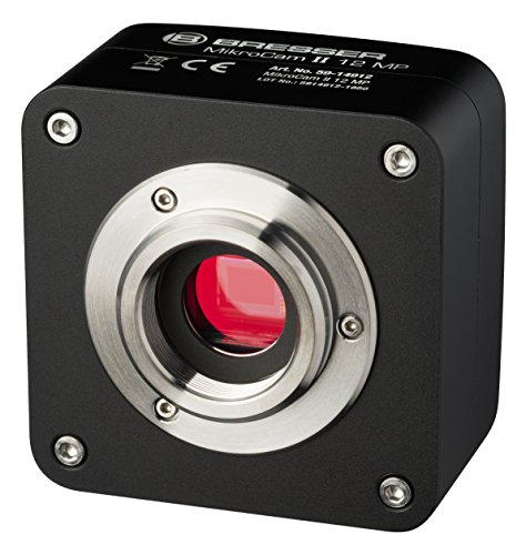 Bresser Mikroskop Kamera MikroCam II mit 12 MP Sony CMOS Chip und USB 3.0 für hohe Bildwiederholraten bei gleichzeitig hoher Auflösung