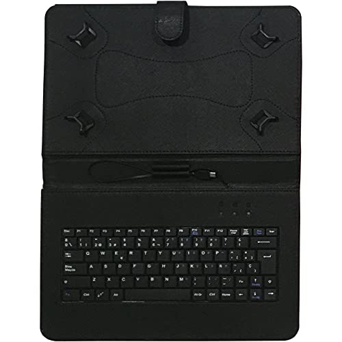 TALIUS cv-3006 Schutzhülle Tablet 10, Tastatur, Schwarz