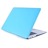 QICHENGBIN Laptop Shell Laptop PU-Leder-Paste-Fall, for MacBook Air 13,3 Zoll A1466 (2012-2017) / A1369 (2010-2012) (Color : Baby Blue)