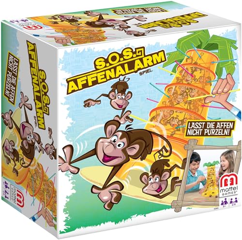 Mattel Spiel "Mattel Games - Familienspiel - SOS Affenalarm"