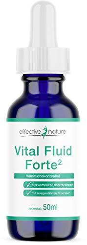 effective nature Vital Fluid Forte - 50 ml - Reines Naturprodukt - Vitalisiert Die Haarwurzeln - Für Eine Bessere Haarqualität - In Deutschland Hergestellt - Mit Ätherischen Ölen
