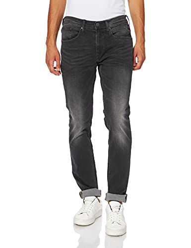 BLEND Herren Twister Slim Jeans, Grau (Denim Grey 76205), W33/L34 (Herstellergröße: 33)
