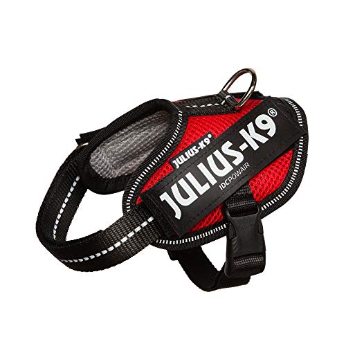 Julius-K9, IDC Powair Hundegeschirr, Größe: 2XS / Baby 2, Rot