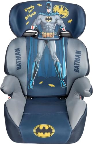 Batman-Autositz, Gruppe 2-3 (15 bis 36 kg) Kind, mit dem Batman-Superhelden