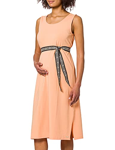 ESPRIT Maternity Damen Dress sl Kleid, Orange Dusk - 821 , S