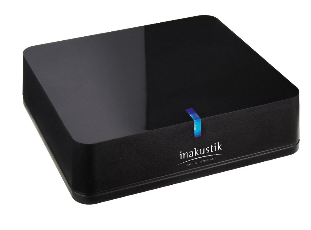 inakustik – 00415003 – Bluetooth Audio Receiver | Für die kabellose Musikwiedergabe vom Smartphone / Tablet über die HiFi Anlage | 1 Stk | Dank aptX-Technologie in CD-Qualität - Inkl. optischem Ausgang